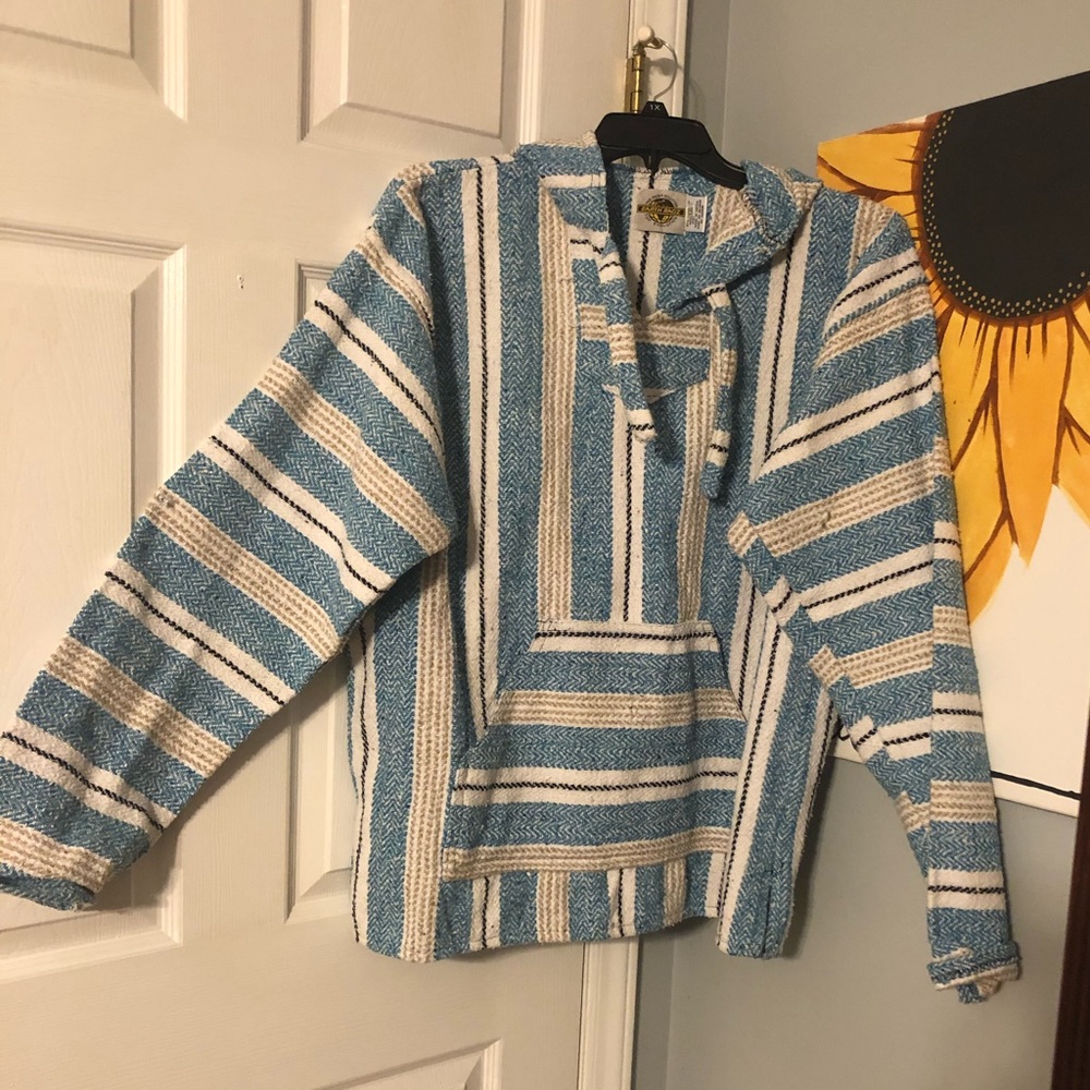 Baja EarthRagz Poncho Knit Hoodie